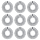 thumbnail image 1 of Peine elástico redondo completo, peine redondo de plástico Flexible, peine elástico para el cabello, diadema, soporte para diadema, señoras y niñas Adepaton  CPB-DE-LYY947-4, 1 of 5