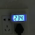 thumbnail image 3 of Ac 110V-300V 120V 230V Lcd Digital Voltmeter Plug-In Home Voltage Meter Monitor Us Plug, 3 of 6