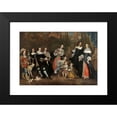 thumbnail image 2 of Juriaen Jacobsz. 14x11 Black Modern Framed Museum Art Print Titled - Michiel De Ruyter and His Family (1662), 2 of 5