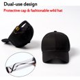 thumbnail image 2 of 2 In 1 Removable Anti-spitting Splash Protective Hat Anti Sunlight Windproof Dust-proof Mask Face Cover Cap Unisex, 2 of 7