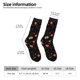 thumbnail image 2 of Balery Red White Flowers Calcetas Largas con Estampado para Hombre y Mujer – Suaves y Transpirables, Talla Única (US 5-11), 2 of 6