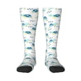 thumbnail image 1 of Fotbe Sea Turtle Calcetas Divertidas Estampadas para Hombre y Mujer, Calcetas de Algodón hasta la Rodilla para Caminar, Correr, Enfermería y Embarazo, 1 of 6