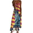 thumbnail image 2 of Puntoco Vestidos Mujer Vestidos de Verano Elegantes para Mujer Vestido de Cuello Redondo sin Mangas con Estampado Vestidos Casuales, 2 of 5