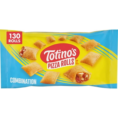 Totino's Pizza Rolls, Combination Flavored, Frozen Snacks, 130 Rolls, 63.5 oz
