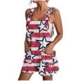 thumbnail image 1 of Pantalones Cortos de las Mujeres para el Verano Casual Impreso Camisola Sudadera con Correa Trasera, Deportivo Conjunto de Dos Piezas, 1 of 5