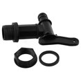 thumbnail image 5 of Plastic Bucket Faucet Water Butt Tap For Rain IBC Barrels Snap/Push Black Garden Hose Faucet Garden Supplies Accessories, 5 of 5