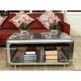 thumbnail image 2 of NauticalMart Black Hawk Coffee Table Aluminum Aviator Furniture Home & Office Decor (40 Inches), 2 of 6