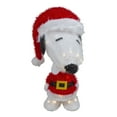 thumbnail image 4 of Northlight LED Lighted Peanuts Snoopy Santa Outdoor Christmas Decoration - 18" - Warm White, 4 of 5