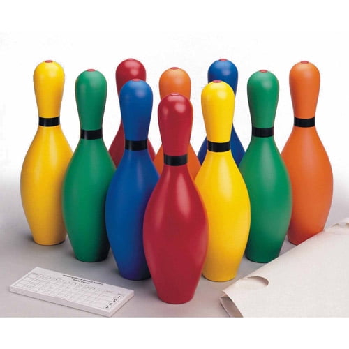 Cosom Rainbow Bowling Ball Set, Rainbow