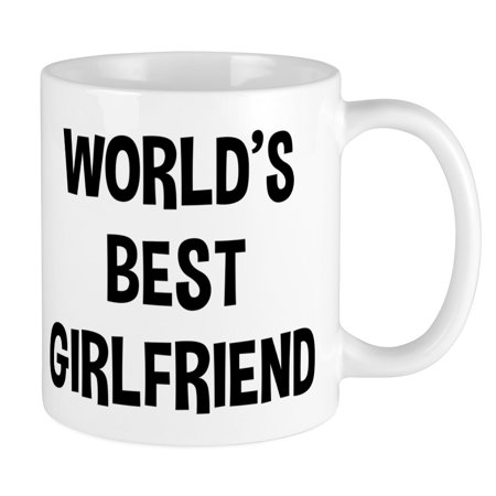 

CafePress - World s Best Girlfriend - Ceramic Coffee Tea Novelty Mug Cup 11 oz