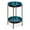 Black, variant on Kate and Laurel Nira Two-Tiered Mid-Century Metal Side Table, 15 x 15 x 24, Gray and Gold