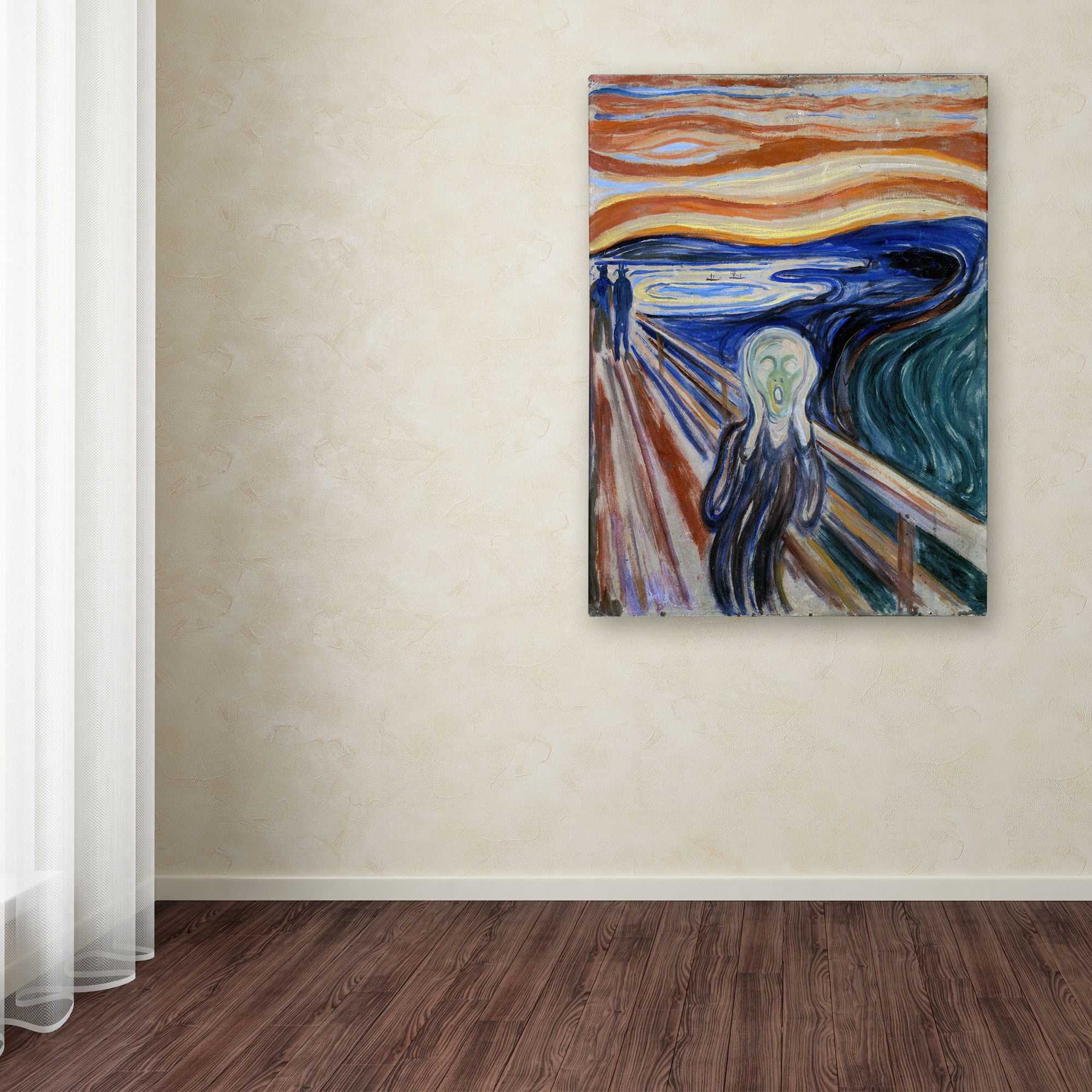 Trademark Fine Art 'The Scream' Canvas Art by Edvard Munch