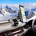 thumbnail image 2 of Windshield Mount Cell Phone Holder Phone Mount for Center Console & Windshield Cell Phone Holder Car Hands Phone Holder Mount for Smartphone Cell Phone Automobile Cradles Universal, 2 of 6