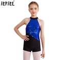 thumbnail image 2 of Traje de patinaje artístico para niñas, lentejuelas brillantes, gimnasia rítmica, Jazz, actuación latina, Ropa de baile, Jersey de Ballet, Unitard, 2 of 5