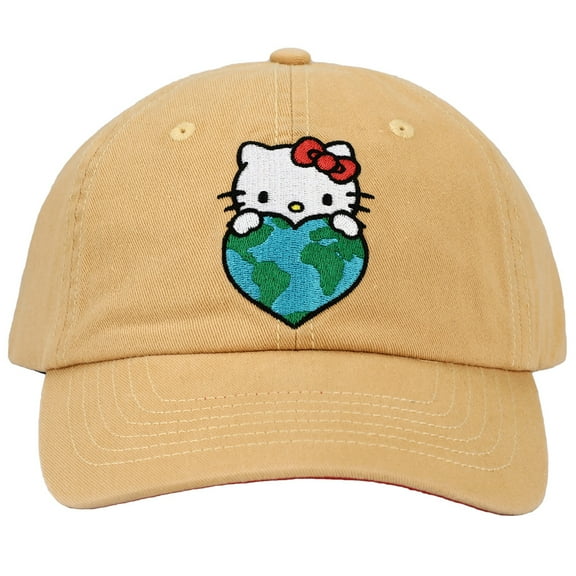Hello Kitty Adult Unisex Embroidered Canvas Cotton Twill Hat