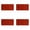 Brick Red/16.8"×6.6"/4Pcs, variant on WUJDF 1Pc 15 Cavity Cake Pan Silicone Eclair Mold,Non-stick Finger Shaped Molds Cylinder Silicone Trays for Cnady,Eclair,Bread,Muffin,Soap,Resin