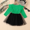 thumbnail image 6 of Black Cat for Girls Long Sleeve Tulle Tutu Dresses Fall Toddler Halloween Dress Halloween for Baby Girls 5-6 Years, 6 of 7