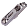 thumbnail image 1 of pitrice 6 Pieces Individual Bridge Saddles Tailpiece Set for Electric Guitar Silver, 1 of 8