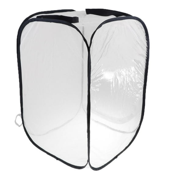 Jaula plegable para mariposas con película de PVC transparente, resistente a los insectos y plegable. Los 40x40x60cm