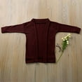 thumbnail image 4 of Coerni Kids Baby Girls Knit Cardigan Sweater, Toddler Open Front Cardigan Coats Sweater, Fall Winter Solid Long Jacket, 4 of 9