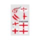 thumbnail image 1 of Flag Temporary Tattoos Suitable For Various Football Matches And Cheerleading Events Temporary Face Tattoos, 1 of 5