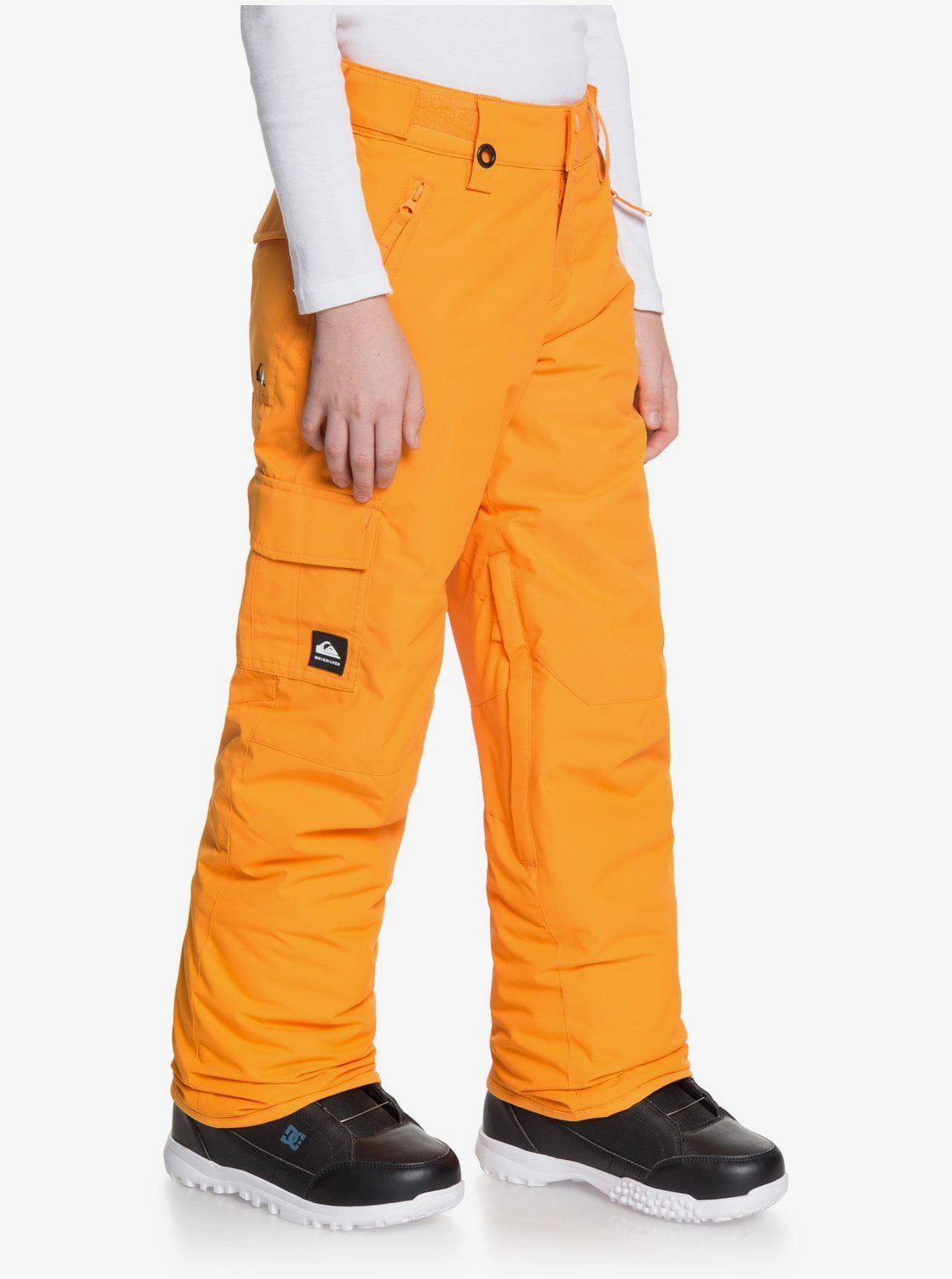 NKP0 Boys L/14 / Flame Orange Details about   Quiksilver Porter Snow Pants 