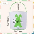 thumbnail image 3 of Popular Home Essentials, Personalized Easter Baskets Custom Name Easter Bunny Basket Large Capacity Thickened Bottom Great for Easter Egg Games Easter, 3 of 4