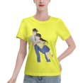 thumbnail image 1 of Women's Basic Short Sleeve T-Shirt Conan and Xiaolan, 1 of 6