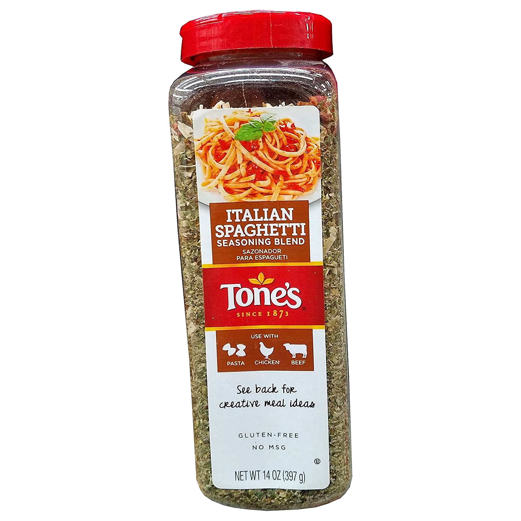 Tones Italian Spaghetti Seasoning Blend, 14 Ounce
