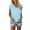 Light Blue, variant on snilers Women's T Shirts Short Sleeve Eyelet V Neck Basic Tunic Tops Loose Fitted Breathable Dressy Casual Summer Blouses Multicolour