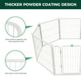 thumbnail image 4 of FXW Aster Dog Playpen Designed for Courtyard, RV Camping, 24" 8 Panels for Small Dogs, White, 4 of 7