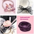 thumbnail image 3 of Minnieouse 10 piezas de bandas para el cabello, diadema elástica, tocado sólido ajustable, soporte grueso, accesorios de estilismo sin costuras Accesorio para el cabello morado negro, 3 of 6