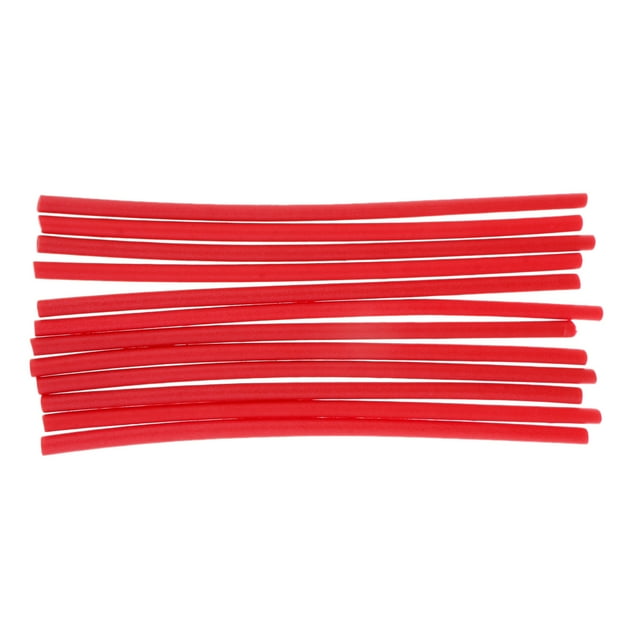 12pcs Mousse 16cm Cylindres en Mousse SKILTON Mouche Nouage Matériaux - Rouge