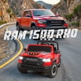 thumbnail image 2 of Ram 24V Ride on Car 2 Seater, Ram 1500 RHO Battery Powered Electric Car with Remote Control, Powered Ride on Toy with 4 Wheelers for Kids Toddlers 3-8 Boys Girls, Bluetooth & Trunk, Red, 2 of 8
