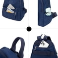 thumbnail image 3 of Pealwel Mini Mochila Monedero para Mujer, Pequeñas Mochilas de Nylon para Damas Mochilas Mujer Bolsa de Viaje antirrobo, 3 of 5