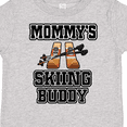 thumbnail image 4 of Inktastic Mommys Skiing Buddy for Kids Boys or Girls Toddler T-Shirt, 4 of 5