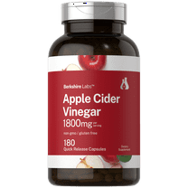 Apple Cider Vinegar Capsules | 1800mg | 180 Count for Men and Women | Berkshire Labs by Horbaach
