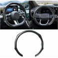 thumbnail image 7 of Non-Slip Leather Carbon Fiber Steering Wheel Cover, 14.5-15 Inches Universal Fit for Cars & Trucks, Breathable Auto Interior Protective Accessory, 7 of 7