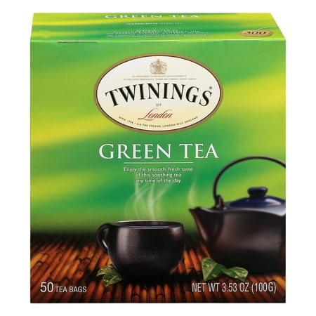 Twinings of London Green Tea Bags, 50 Ct, 3.53 oz