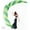 #12, variant on 2Pcs Silk Veil with 2Pcs Poi Ball Belly Dance Poi Streamer Throw Ball in Haka Dance and Polynesian Dances,#24