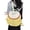 Yellow, variant on Backpack for Teen Girls Compact Casual Daypack Cute School Backpack with Comfortable Shoulder Straps Light Blue One Size