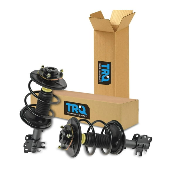 TRQ Front Strut & Coil Spring Assembly Set Driver & Passenger Sides Fits Select 04-08 Nissan Maxima