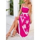 thumbnail image 5 of Vestido PRETTYGARDEN de verano con tirantes finos y estampado floral XXL, 5 of 8