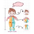 thumbnail image 2 of Figura de juguete LeyaDoll Soft Baby Boy Doll de peluche de 30 cm, 2 of 6