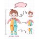thumbnail image 2 of Figura de juguete LeyaDoll Soft Baby Boy Doll de peluche de 30 cm, 2 of 6