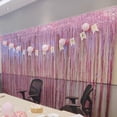 thumbnail image 4 of Foil Fringe Curtains - 4 Packs 3.28ftx3.28ft Sparkle Metallic Curtains Party Decorations Photo Booth Decorations Party, 4 of 5