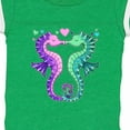 thumbnail image 4 of Inktastic Seahorses Kissing with Hearts Boys or Girls Baby Bodysuit, 4 of 5