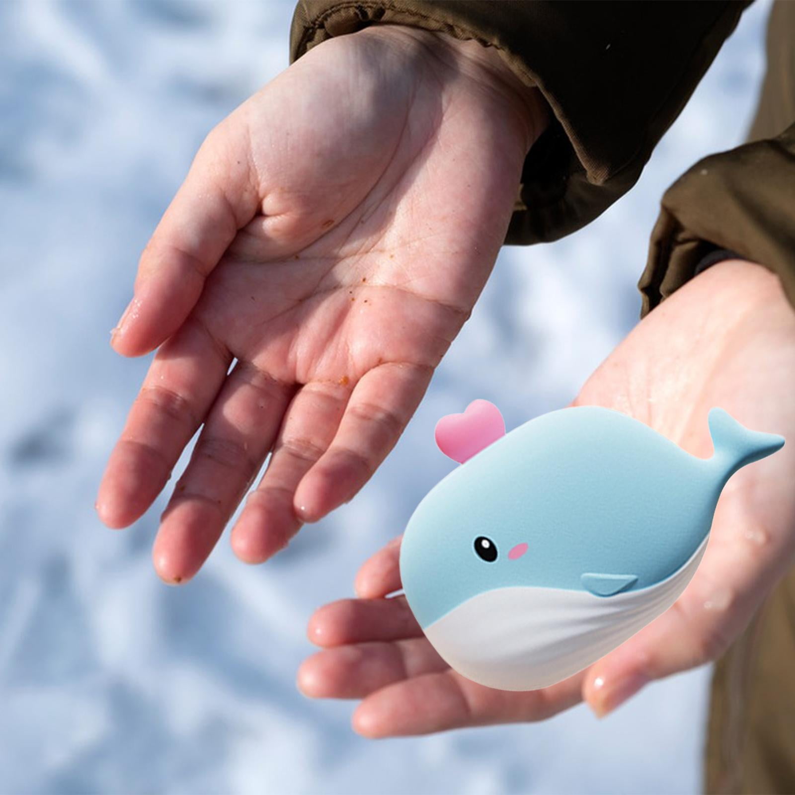harayaa Electric Hand Warmer Creative Quick Heating Reusable Pocket Heater Electric Hand blue