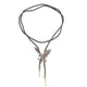 thumbnail image 3 of 2 Pieces Men Cowboy Leather Rodeo Bolo Tie Cord Eagle Pendant, 3 of 9