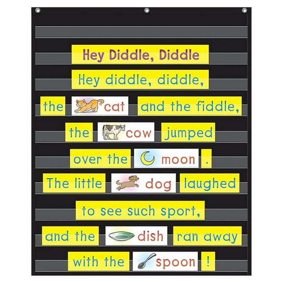 , Black 10 Pocket Chart (TCR20744)